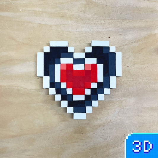 Display Piece of Heart (wood)