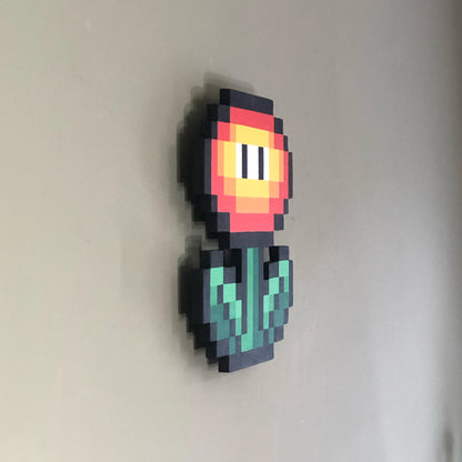 Mario Fire Flower (wood)